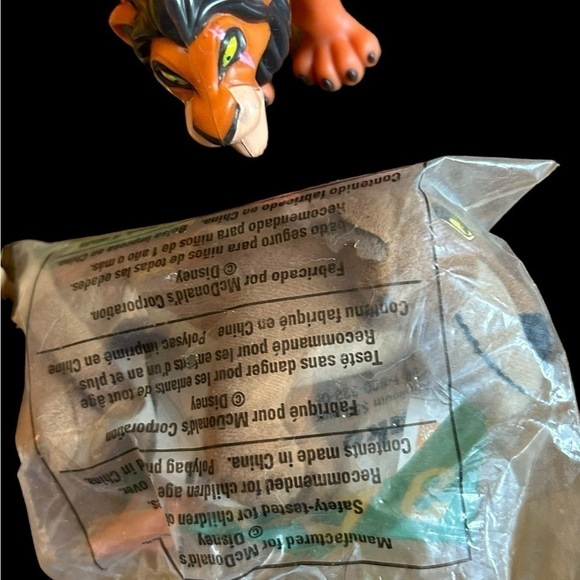 Vintage Disney Lion King Fast Food Toys Burger King McDonald’s Lot of 6 - Picture 4 of 5